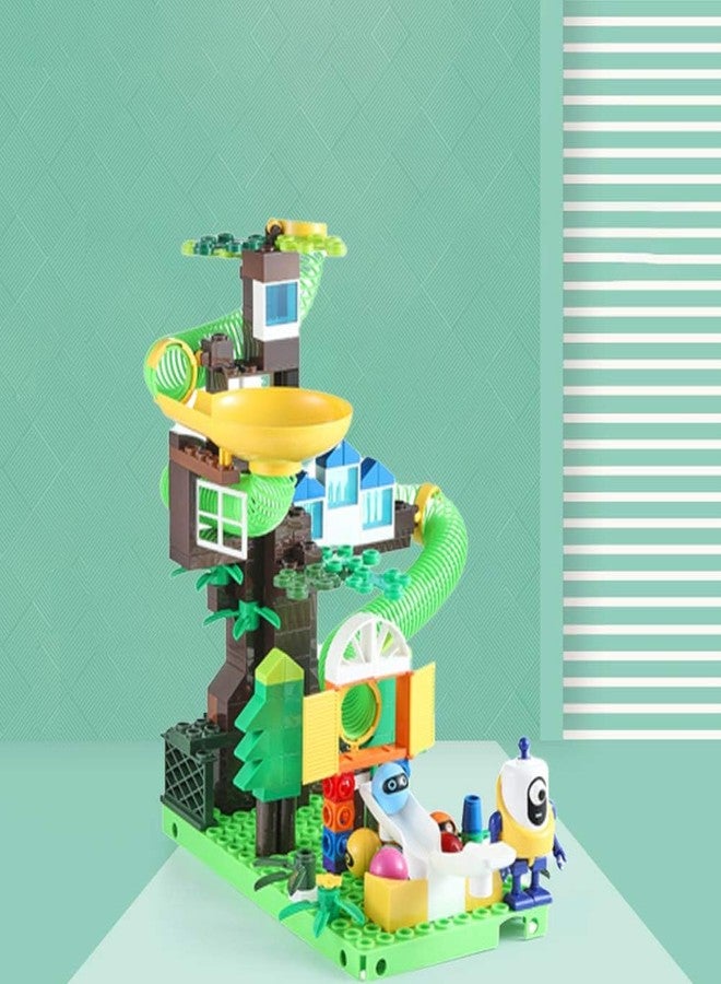 Jet Roy Children Early Education Puzzle Spelling Insert Large Particles Building Blocks Pipe Game Assembling Toys Rainbow Standard Version-203 Pieces Kids to Play - Image 5